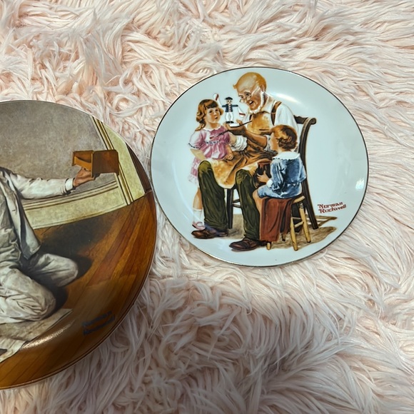 Vintage toy painter plates Norman Rockwell - Picture 3 of 7